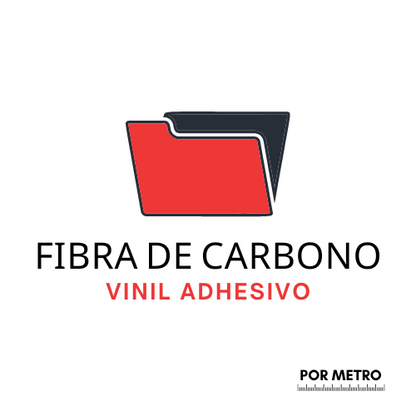 Vinil Adhesivo Fibra de Carbono
